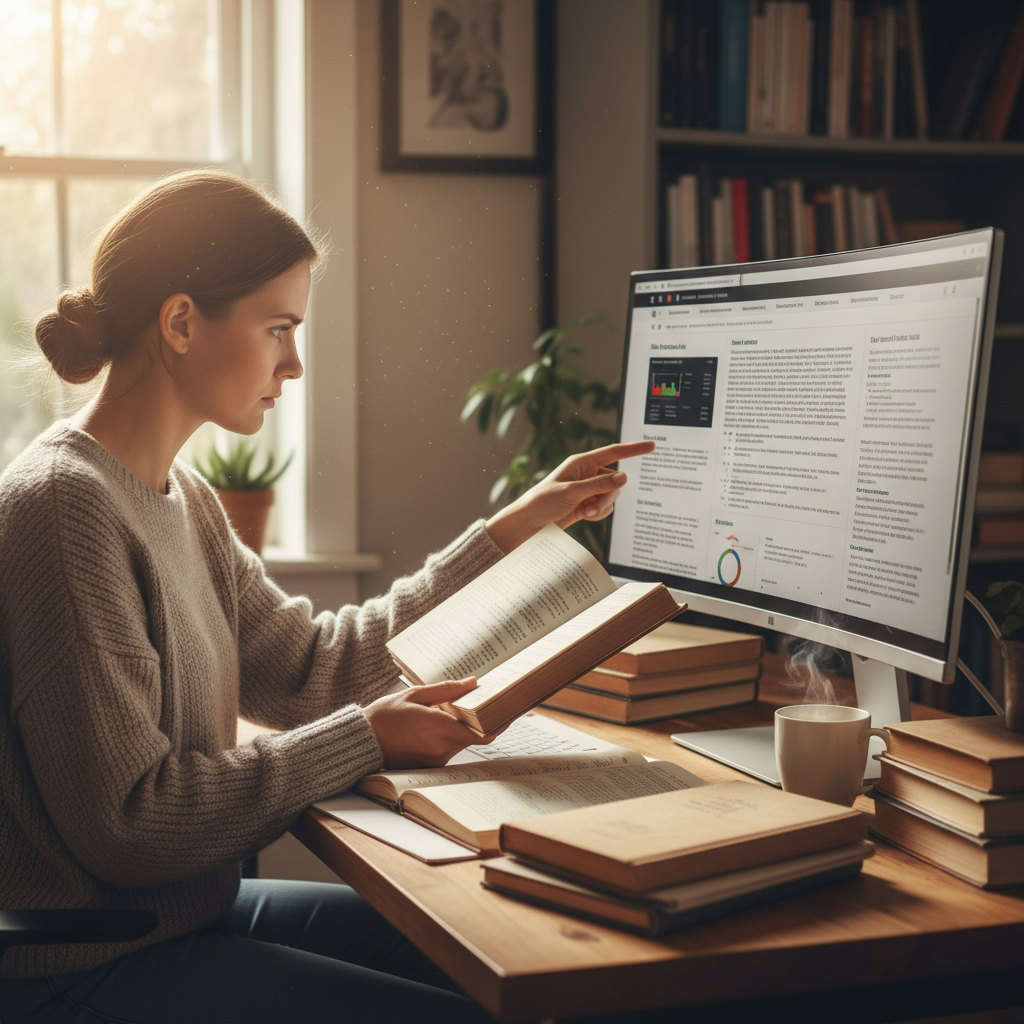 Việc đánh giá thông tin đòi hỏi sự so sánh kiểm chứng từ nhiều nguồn đặc biệt khi tương tác với nội dung do AI tạo ra